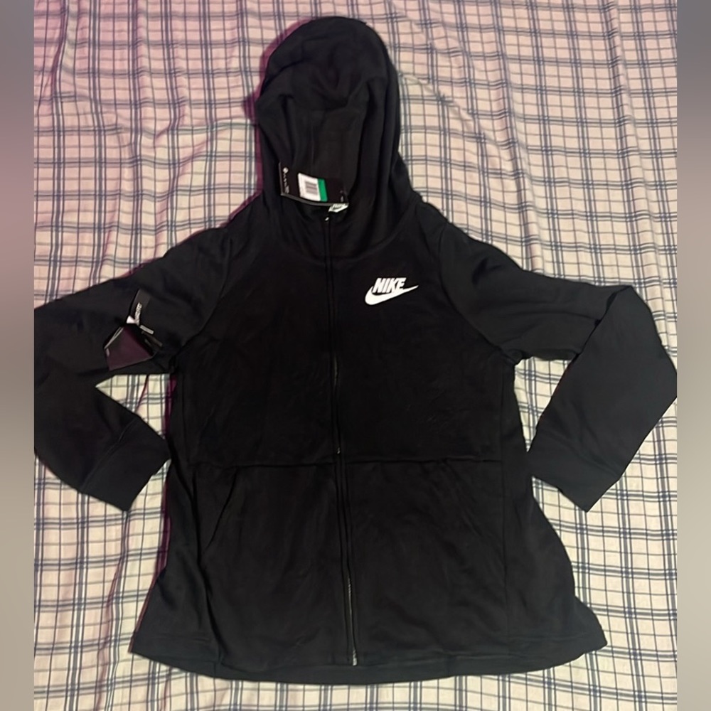 Nike Black Womens Zip Up Hoodie